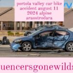 portola valley car bike accident august 11 2024 alpine araostrodara