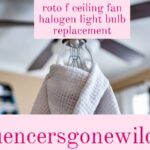 roto f ceiling fan halogen light bulb replacement