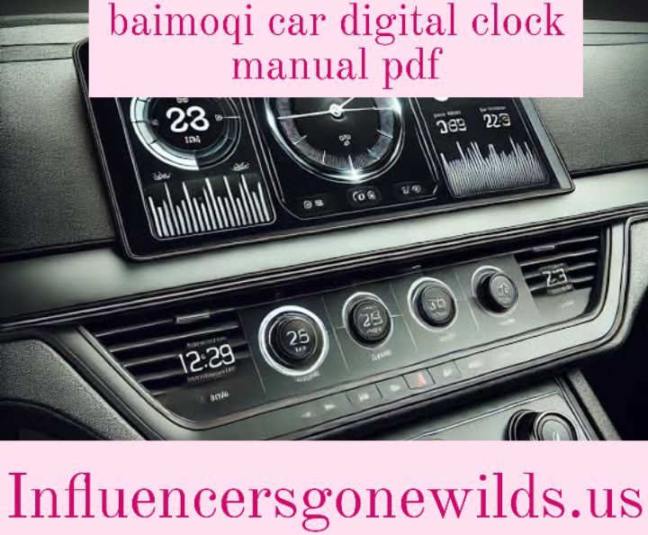 baimoqi car digital clock manual pdf