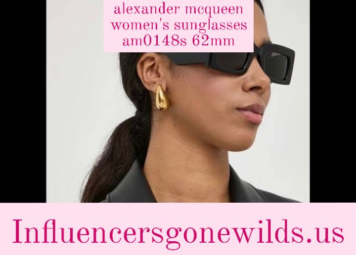 alexander mcqueen women's sunglasses am0148s 62mm