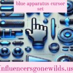 blue apparatus cursor set