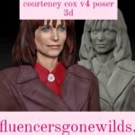 courteney cox v4 poser 3d