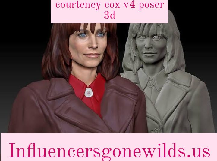 courteney cox v4 poser 3d