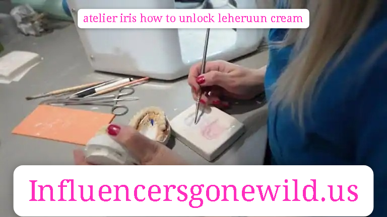 atelier iris how to unlock leheruun cream