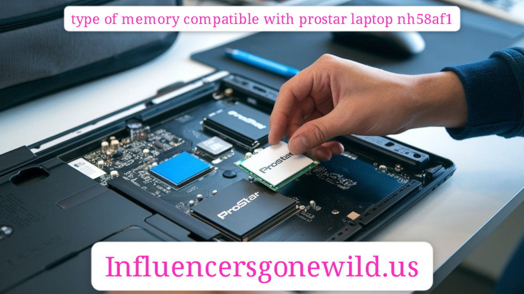 type of memory compatible with prostar laptop nh58af1