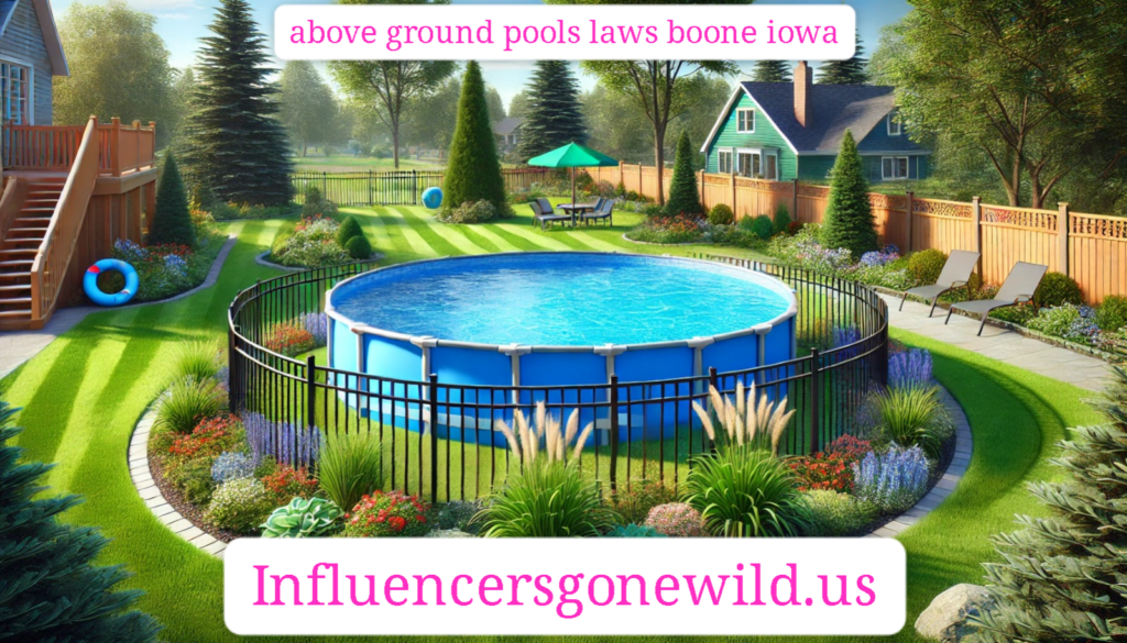 above ground pools laws boone iowa